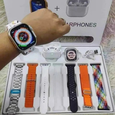 Mynx i20 smart watch & Tws Earbuds Smartwatch(Multicolor Strap, Free Size)