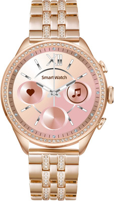 ZARRY New Diamond Edition Girls Smart Watch Gen9 Smartwatch(Golden Strap, Freesize)