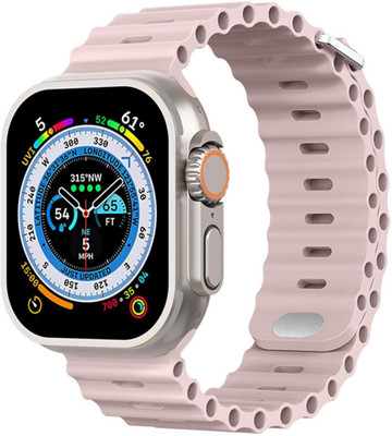 FORTUNATE T900 Ultra Smart Watch 2.09 inch Infinite Display, 49 mm,BT Call Smartwatch Smartwatch(Pink Strap, Free)