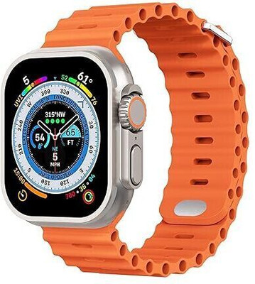 Wristkart T800 SMART WATCH - 1 Smartwatch(ORANGE Strap, FREE)