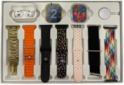 Wifton I20 ULTRA 2 MAX SUIT 10in1 SMARTWATCH-Multicolor Smartwatch(Multicolor Strap, Free Size)