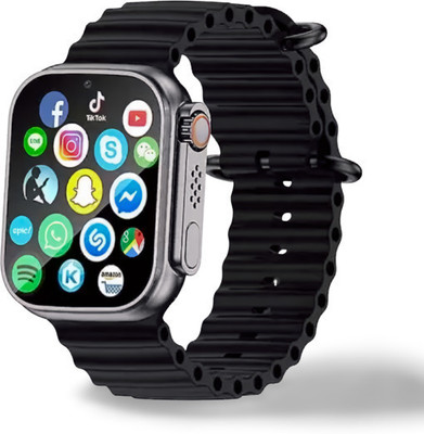 VINEWORD T800 New Smartwatch Ultra 8 With BT Calling & Noise Cancellation Smartwatch(orange Strap, Free Size)