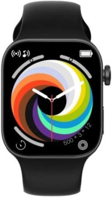 CYXUS I8 Pro Max Android & IOS With Bluetooth Features Smartwatch(Black Strap, Free)