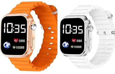 TAOSTRY LED Luxurious Fashion Silicone (Not Smart Watch) Digital Watch _DSM31 Smartwatch(MULTICOLOR Strap, Free Size)