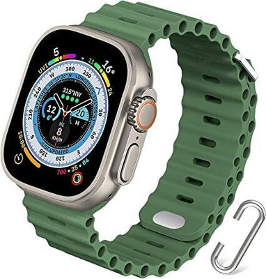 Satyam TRADERS T800 Series 8 Ultra Smart Watch HD 1.99 Inch Display Bluetooth Calling Smartwatch(Green Strap, 49)