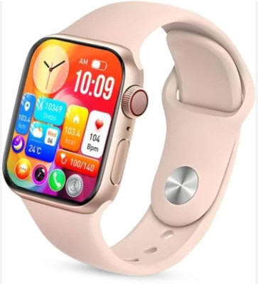 ASWITY T55 Calling Smartwatch AI Voice Assistant,Metal Body with 120+ Modes,Heart Rate Smartwatch(pink Strap, Free Size)