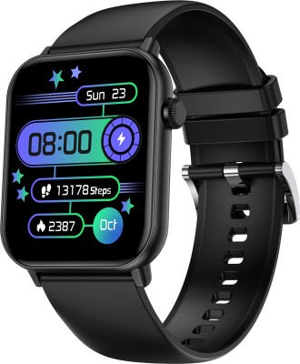 Fire-Boltt Ninja Fit Smartwatch Full Touch with IP68, Multi UI Screen Smartwatch(Black Strap, Free Size)