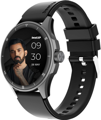 BeatXP Vega Neo 1.43” Super AMOLED Display With BT Calling, AI Voice Assistant & IP68 Smartwatch (Electric Black Strap, Free Size) For Rs. 1299 @ 68 %