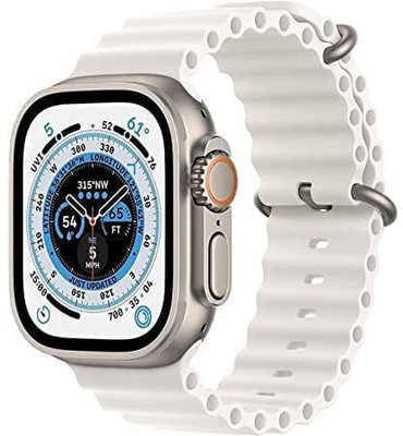 Ikhodal T800 Ultra Smart Series 8 Watch with Full Screen Display,Bluetooth Calling Watch Smartwatch(White Strap, Free Size)