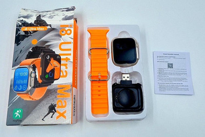 VDTECH i8 ULTRA MAX Smartwatch(ORANGE Strap, FREE SIZE)