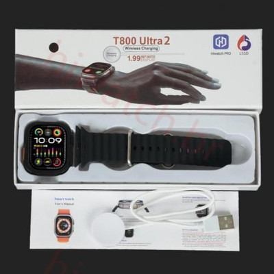 IMA T800 Ultra Smart Watch Series 8 BLACK Smartwatch(BLACK Strap, FREESIZE)