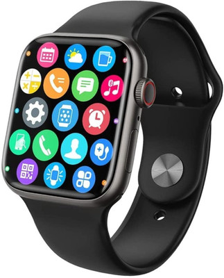 SYARA NPA_108B _T55 SmartWatch compatiable with all Smartphones Smartwatch(Black Strap, Free Size)