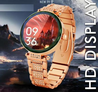 ZARRY GEN17 Smartwatch Men - Golden Chain_22 Smartwatch(Golden Strap, Freesize)