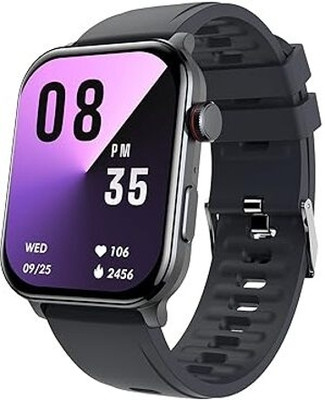 itel ICON-3 Smartwatch BT Calling 2.01 AMOLED Display IP67 Waterproof Smartwatch(Dark Chrome Strap, Free Size)