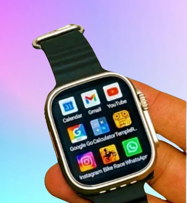 Vinayak T800 ULTRA 4G Smart Watch Wifi GPS 5G Network Smartwatch(Black Strap, Free Size)