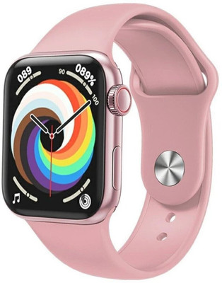 DOXWO I8 Pro SmartWatch Series 8 with multiple Features Smartwatch for Men & Women Smartwatch(Pink Strap, Free Size)