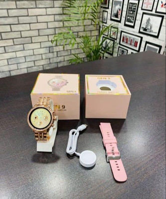 EVAAENTERPRISES classy Gen 9 Model Smartwatch: The Next Generation of women Smartwatch Smartwatch(gold Strap, 10)