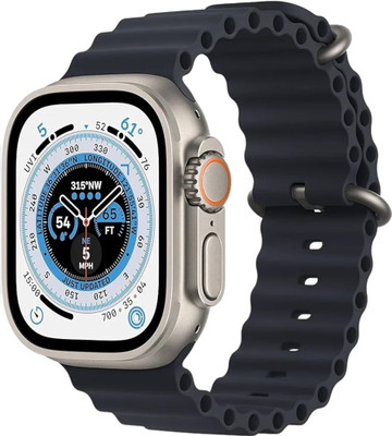 NIKHILX T800 ULTRA SMARTWATCH BALCK Smartwatch(BLACK Strap, FREE)