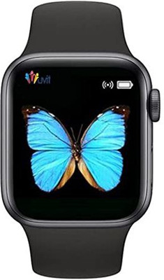 Digniti New T55 with Extra Straps Full Touch Display IP67 Smartwatch(Black Strap, Free Size)