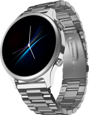 Noise Evolve 4 Metal Edition with 1.46 inch AMOLED Display & Bluetooth Calling Smartwatch(Elite Silver Strap, Regular)