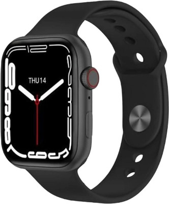 Ultrafit I7 Pro Max Bluetooth Functions Smartwatch(Black Strap, Free)