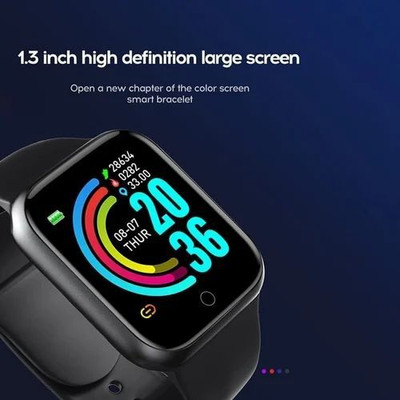 MAYAS T500 SMARTWATCH WITH BLUETOOTH CALLING Smartwatch(BLACK Strap, FREE SIZE)