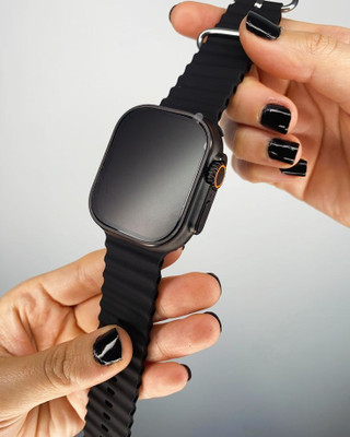 Onikuma T800 Ultra Smart Watch Series 8 BLACK:-MAX.01 Smartwatch(BLACK Strap, FREESIZE)