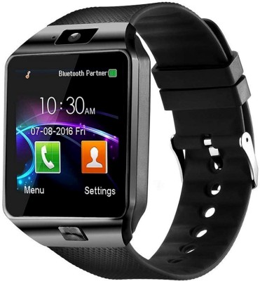 DEEPA ENTERPRISES New dz09 ULTRA 4G Smart Watch T800 Ultra SIM CARD W22 Smartwatch(Black Strap, Free Size)