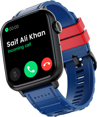 Boult Drift 2 BT calling, 1.85 HD Screen, Working Crown, Sturdy Metallic Frame, SpO2 Smartwatch(Blue Strap, Free Size) deal from flipkart