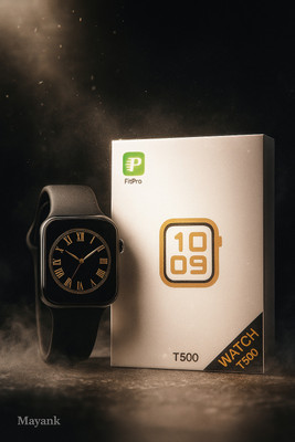 Mayank Mayank T500 Ultra Heart Rate Sleep Monitor Smartwatch (Black Strap, Free Size) Smartwatch(Black Strap, Free Size)