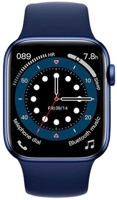 SuviTime Large Hi-Res Display || Heart-Rate, Blood Oxygen W26 Plus Smartwatch(Blue Strap, Free Size)