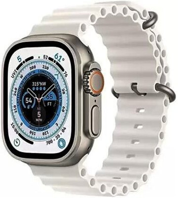 TOUCH 18 T800 ultra smart watch with wireless charging hd display Smartwatch(Black Alpine Strap, For All)