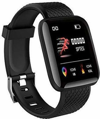 VIGIL ID116 Smartwatch(Black Strap, 1.33)