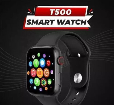 Mayank T500 Smartwatch New With Fast Charging & BT Calling Smartwatch(Black Strap, Free Size)