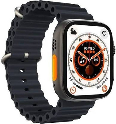 NIKHILX T800 Ultra Smart Watch (48 mm) Display, Bluetooth Calling Smartwatch(Black Strap, Free)