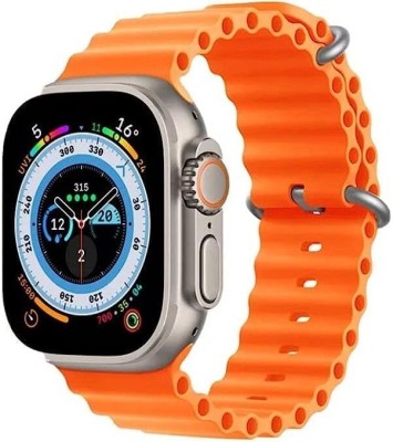 Viraan T900 Ultra 2 09 Infinite Display Smart Watch Smartwatch(ORANGE Strap, FREE SIZE)