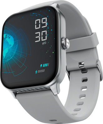 BeatXP Marv 1.85″ HD Screen Ultra Thin Bezel One-Tap BT 5.3 Calling AI Voice Assistant Smartwatch (Ice Silver Strap, Free Size) For Rs. 1199 @ 84 %