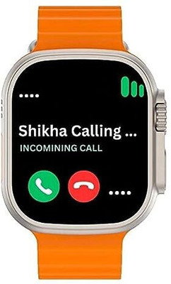 kaku NEW T800 ULTRA SMARTWATCH Smartwatch(Black Strap, FREE)