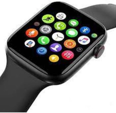 Tech Wear T500 SmartWatch with Bluetooth Calling Heart Rate Monitor Fitness Monitor W267 Smartwatch(Black Strap, Free Size)