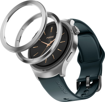Noise NoiseFit Halo 2 MOD Smartwatch(Silver Green Strap, Regular)