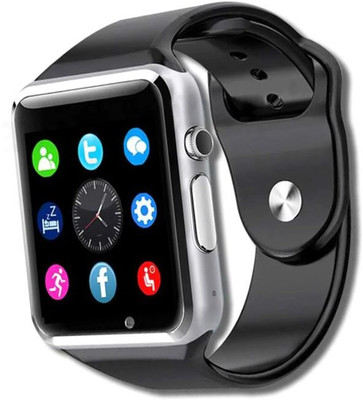 Longan A1 Smart Watch Phone - Support Camera/SIM/Bluetooth/Memory Card/Voice Calling Smartwatch(Black Strap, Free Size)