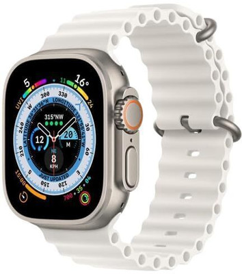 Yash Enterprises T800 Ultra Smart Watch 1.9” (48 mm) Display Bluetooth Calling HD Smart Watch Smartwatch(White Strap, Free Size)