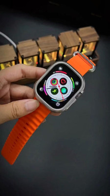 Veu T800 Ultra Smart Watch Series 8 ORANGE522 Smartwatch(ORANGE Strap, FREESIZE)