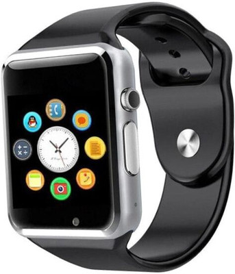 Hayyo A1 Smart Watch - Support Bluetooth / Camera / SIM / Voice Calling / Memory Card Smartwatch(Black Strap, Free Size)