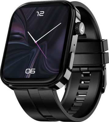 boAt Chrome Endeavour,1.96 AMOLED Display,AI Coach Health Insights,HRV,VO2 Max,IP68 Smartwatch(Active Black Strap, Free Size)