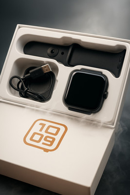 Roods T500 SMART WATCH Smartwatch(Black Strap, Free Size)