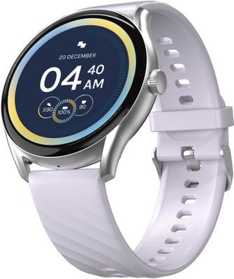 Fitshot Aster 1.43inch round AMOLED Display with BT Calling,1000 Nits brightness Smartwatch(Lilac Bliss Strap, Regular)