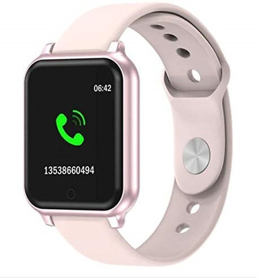 P U COLLECTION Smartwatch T55 series 7 Bluetooth Smartwatch Calling Fitness tracker Smartwatch Smartwatch(Pink Strap, Free Size)