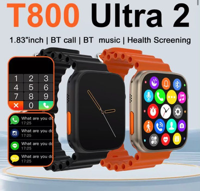 Veu T800 Ultra Smart Watch Series 8 ORANGE522 Smartwatch(ORANGE Strap, FREESIZE)