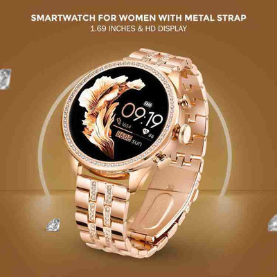 MELZRON GENERATION 9 -Girls Smartwatch Double Strap Touchscreen_34 Smartwatch(Golden Strap, Freesize)